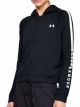FELPA DONNA UNDER ARMOUR ZIP NERO-2024