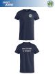 T-SHIRT COTONE BLU