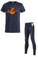 KIT ATLETICA T-SHIRT COTONE E PANTA LUNGO