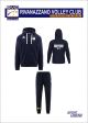 TUTA COMPLETA IN COTONE CON CAPPUCCIO E ZIP