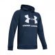 FELPA UA CAPPUCCIO BIG LOGO UNISEX BLU